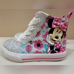 Girls Minnie Mouse high tops